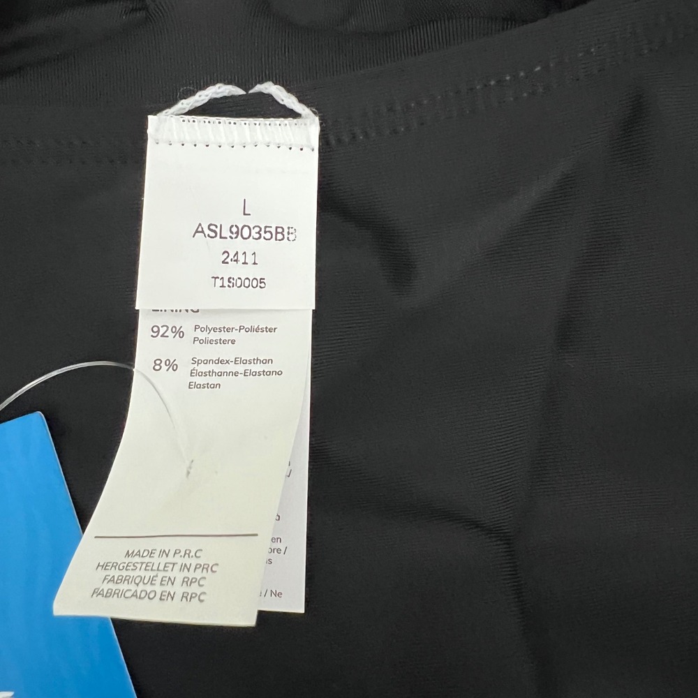 Cupshe Womens Black Ruched V-Neck One Piece Swimsuit Size Large  NWT - Picture 10 of 12